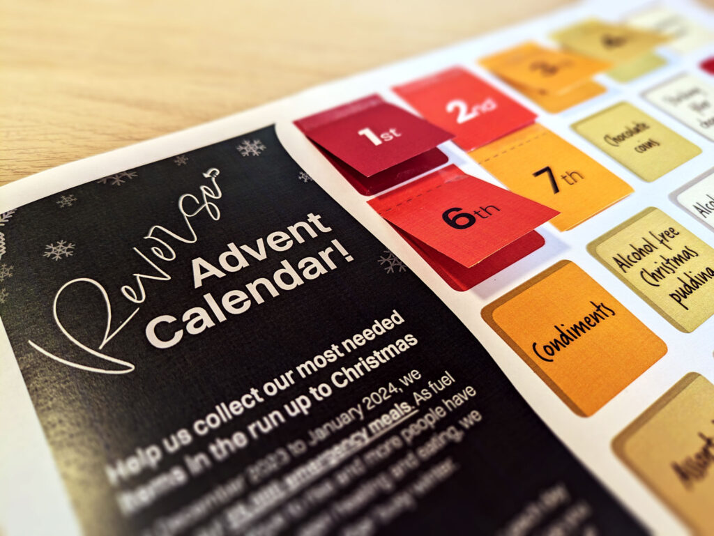 reverse advent cal photo