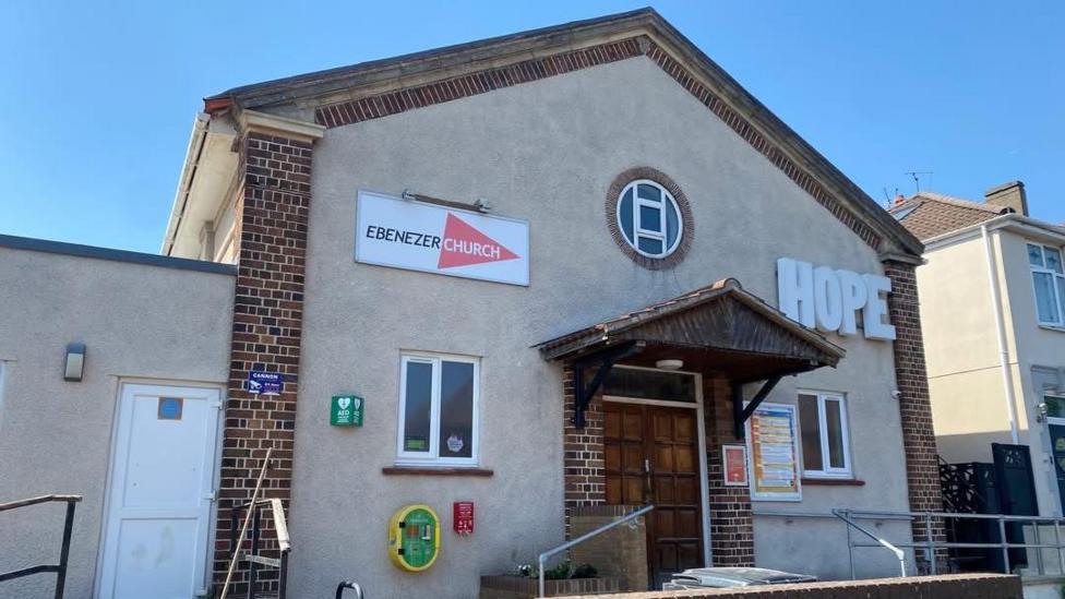 The front aspect of Ebenezer Church in Horfield