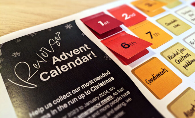 Reverse advent calendar